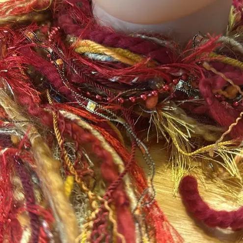 Kansas City Chiefs or ISU colors. Beautiful novelty scarf. 50 inches long.