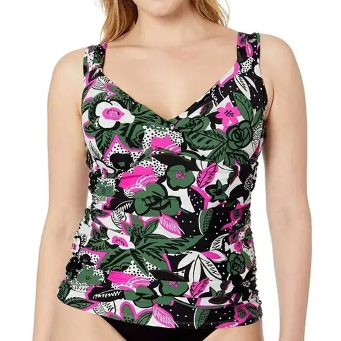 Anne cole  Floral Tankini Top (36D/34DD)