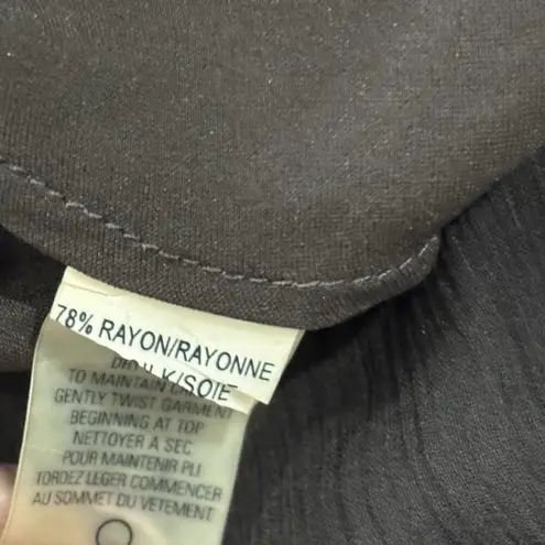 Elie Tahari Eli Tahari Size 4 Brown Laser Cut Silk Blend Velvet Dress Fairy Whimsy Goth