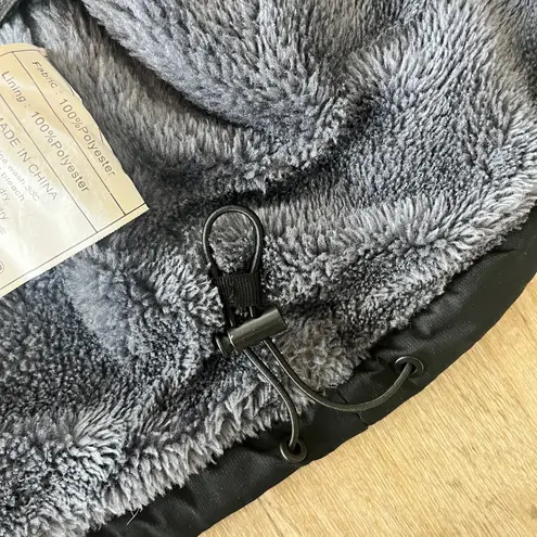 Unisex Wulful Black Heavy Duty Winter Coat