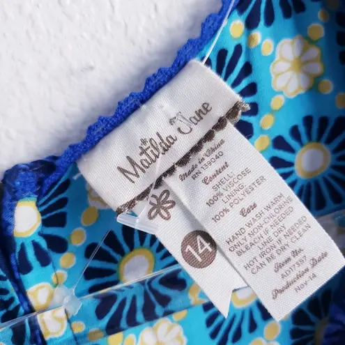 Matilda Jane Violets Are Blue Floral Sleeveless Mini Dress