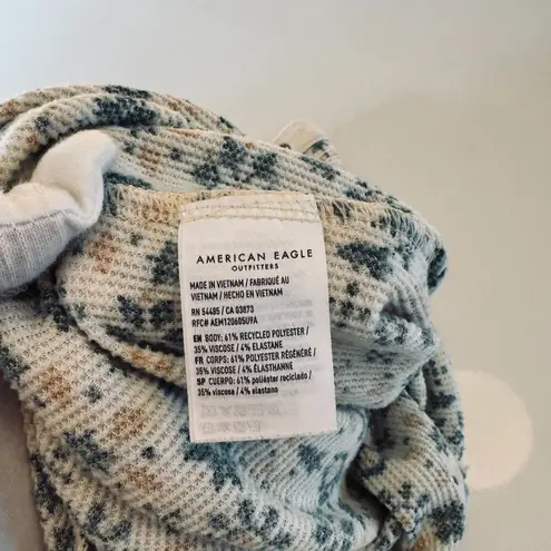 American Eagle  || Onesie Waffle Thermal One Piece Pajamas XS