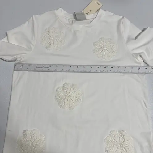 Laurie Felt Flowers Applique T