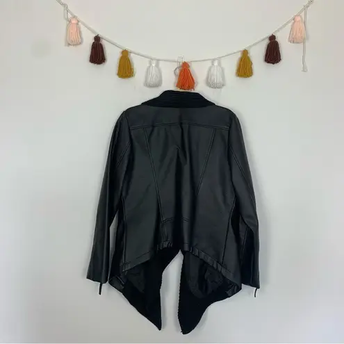 Apt. 9  Faux Leather Jacket Black Size Large