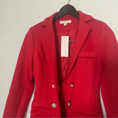 NWT Boutique Cherry Red Blazer Dress