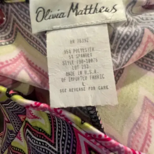 Chevron Patterned Large Maxi Dress. Elastic waist cap sleeves. Pink