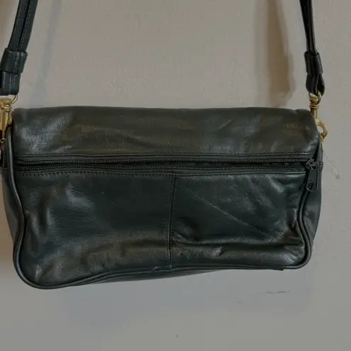 Cabin creek Leather Crossbody bag Green