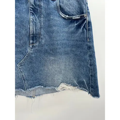 DL1961 Denim Mini Skirt Size 30 Festival Cut Off Boho Western Country Date Night
