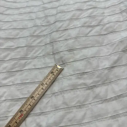 Lafayette 148 New York Laurette 100% Linen Dress Stripe White Size 12