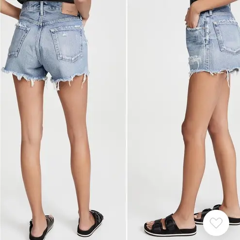 Moussy Vintage Chester Denim Jean Shorts in Blue Size 29