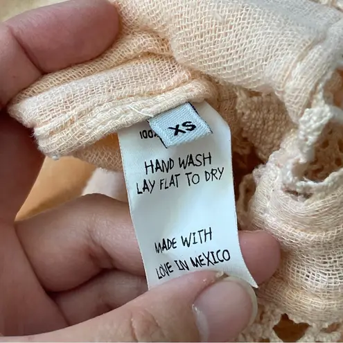 Jen's Pirate Booty Maxi Dress kingdom lace sheer womens Pink (xsmall) boho party