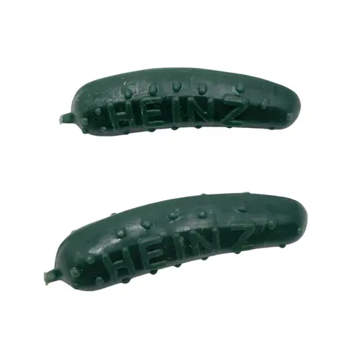 Vintage Heinz Pickles Pins Set of 2 Miniature 90s Y2K Pittsburgh Kitschy Green