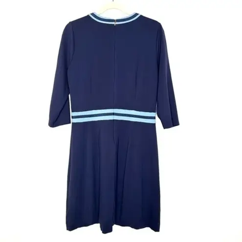 Draper James  PERSLEY NAVY BLUE DRESS L