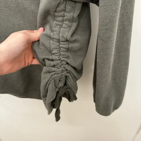 Aerie  Green Hoodie Hooded Sweatshirt