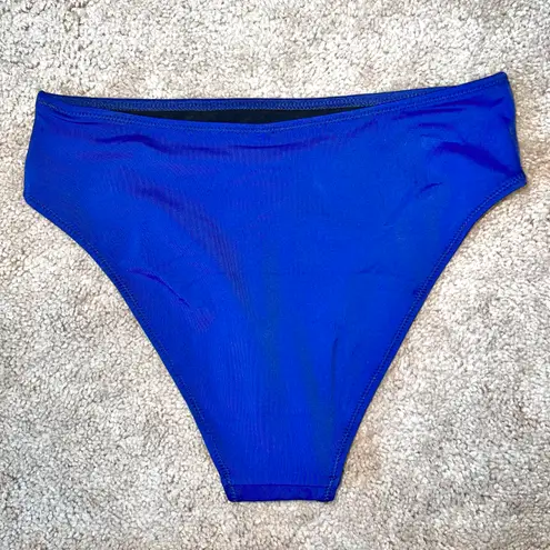 Solid & Striped NWT  Blue High Waisted Bikini Bottom