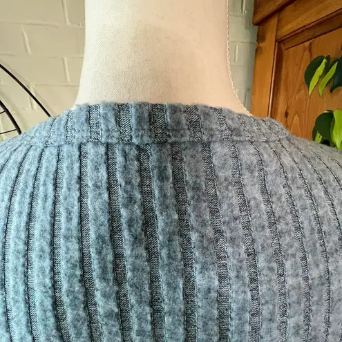 Sweater Cardigan Shacket Button Down Striped Pattern Size XXL