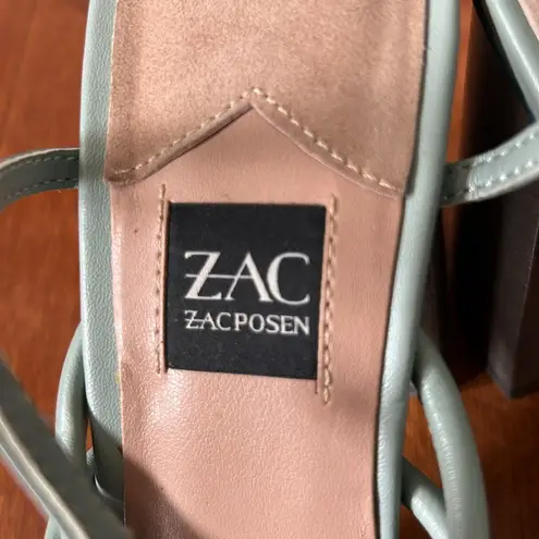 Zac Posen Yanni Sandal In Cool Blue Size 8.5