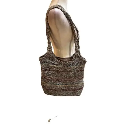 The Sak Belle Tote Bag Multicolor Stripes Shoulder Handbag Women's