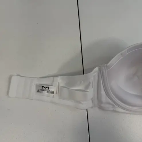 Maidenform 36D Bra Stay Put Strapless Convertible Push Up Underwire White NEW