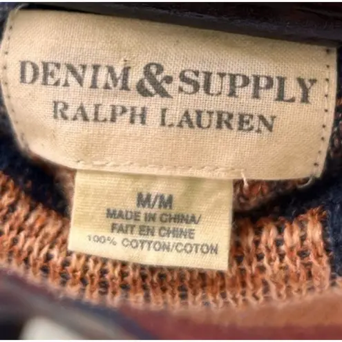 Denim & Supply Ralph Lauren Ralph Lauren Denim & Supply Southwest Aztec Navajo Cropped Knit Sweater Medium