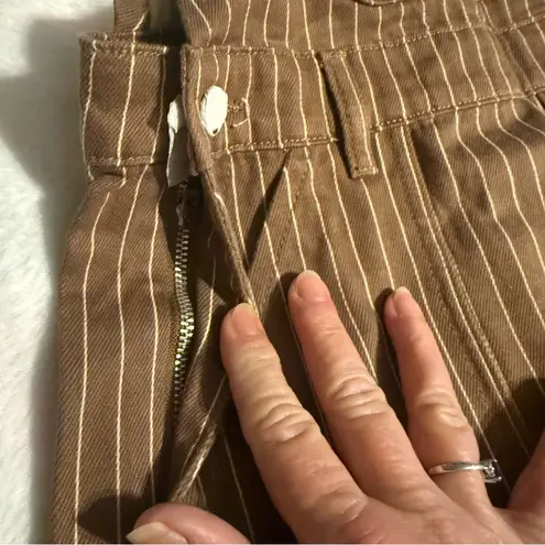 We Wore What Brown Denim Overalls with Timeless Appeal