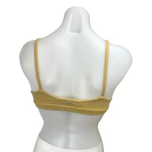 Alo Yoga Yellow Sleeveless Workout Running Athletic Sports Bra Crop Top Size XS