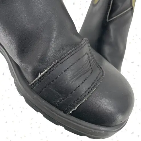 Blundstone X Ducati Scrambler Leather Chelsea Motorcycle Boots AU 4.5 FLAW