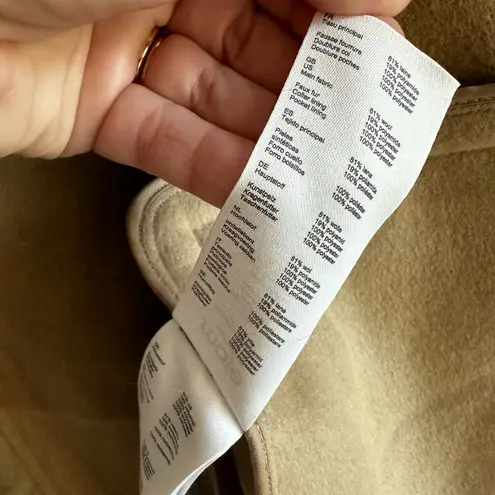 Maje Galaxyru Double Faced Coat with Gray Fur- NWT size medium