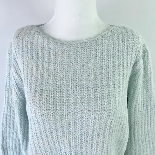 Lumière New  Bell Sleeve Sweater Light Blue