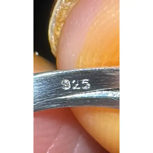 STERLING SILVER NATIVE AMERICAN SW TURQUOISE RING SINGLE STONE .925 Sz 8.75