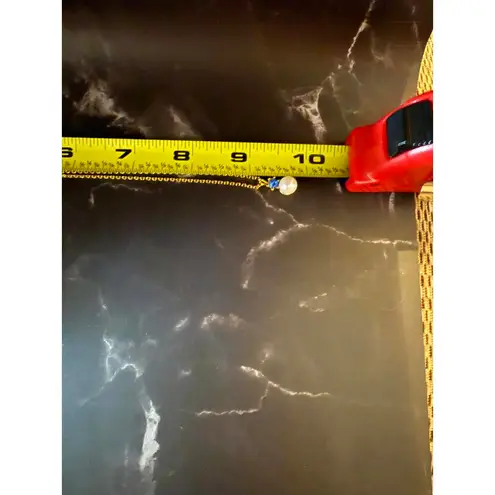 Sparkling Blue & Pearl Gold Necklace and Earring Set