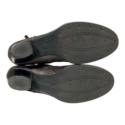 Baretraps Rhapsody Ankle Booties Women’s Size 9.5 Gray Vegan Suede Zip Boots