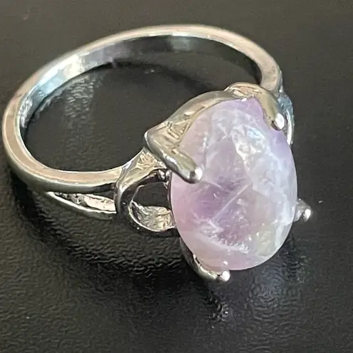 Amethyst Natural purple ring size 8.75