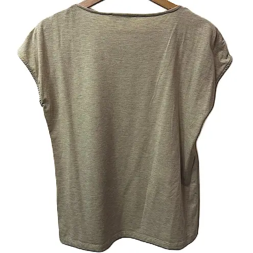 Rose + Olive Women’s Cap Sleeve Embroidered Tops Size Medium