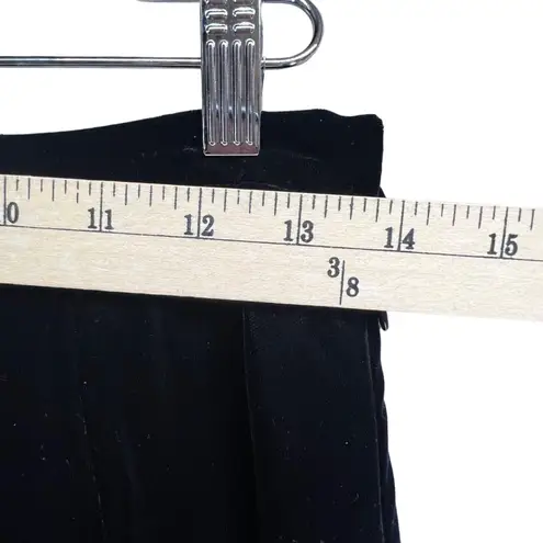 Susan Bristol Vintage Skirt Womens 10 Black Velvet Evening Dark Fairy Whimsigoth