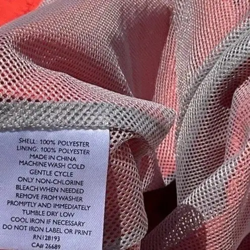 Ping Lightweight Golf Jacket Full Zip Sensorwarm Bright Orange Women's Large