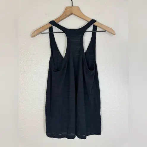 IRO Paris Mollie Burnout Scoop neck Tank Top Black XS $140