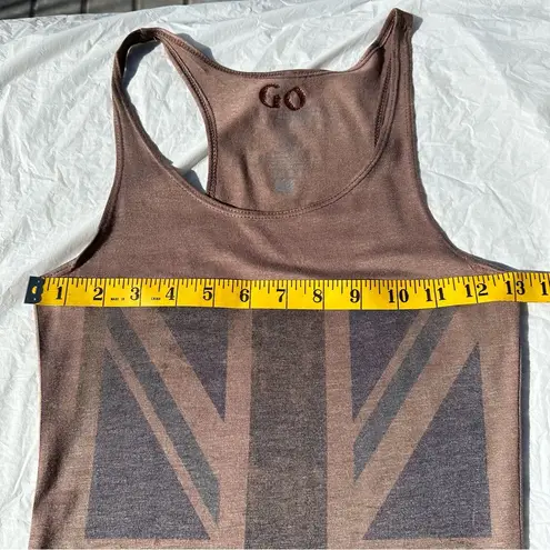 Go Couture Maxi racer back brown dress Sz S