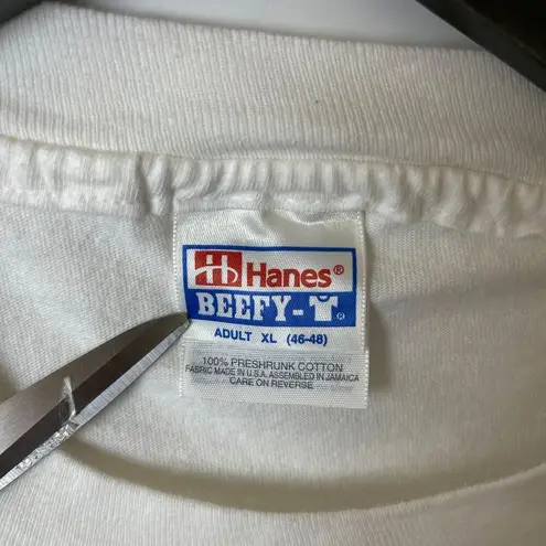 Vintage 90s Softball Champions T Shirt White XL Extra Large Single Stitch Sports