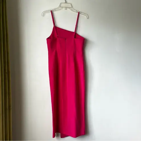 Petal and Pup Zahra Hot Pink Midi Side Slit Dress 6