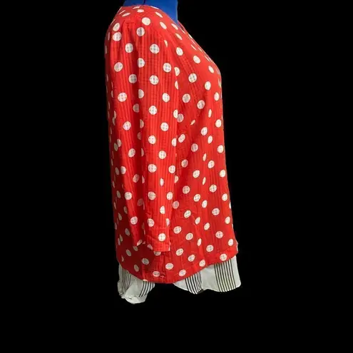 Suzanne Betro Women’s Large Red Top