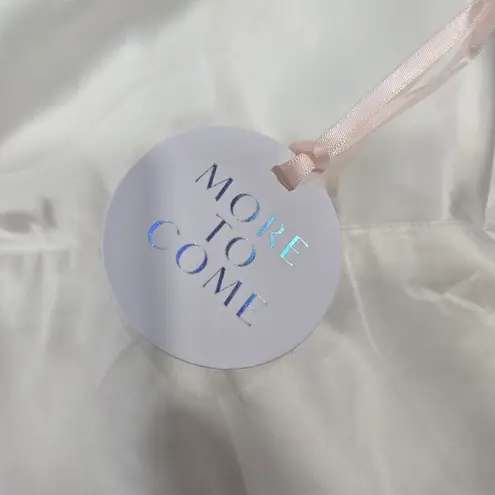 MORE TO COME Bella Off Shoulder Dress in White Size XS