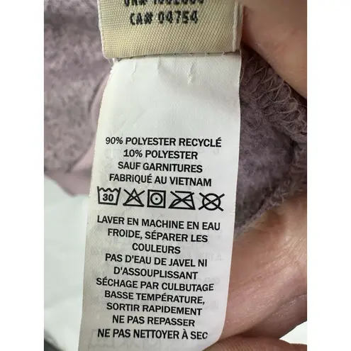 LL Bean Sweater Women's Pink Heathered Knit Sweatshirt Pullover Cozy Warm Crew M Size M