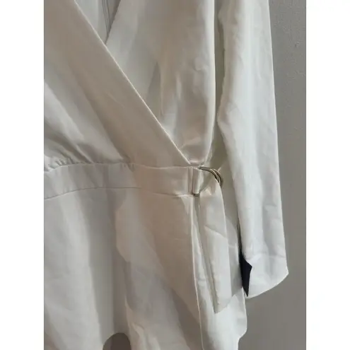 Lulu’s Long Sleeve White Faux