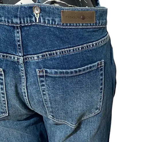 Treasure & Bond NEW Denim Apron Overalls Pants Jeans Women's Size 26
