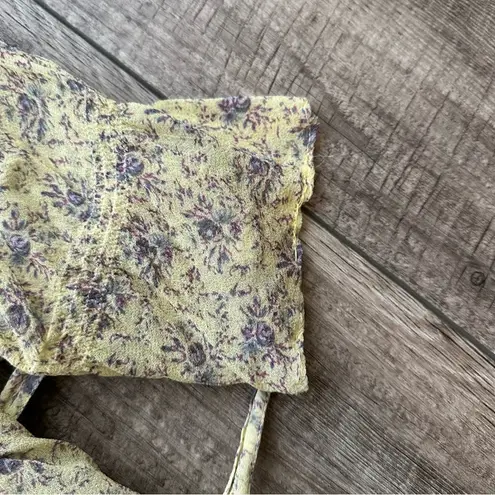 Vintage 1990s pastel floral dress & slip