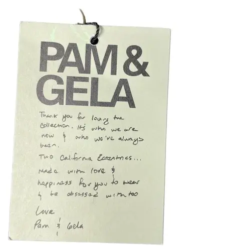 Pam & Gela Tartan Plaid Slim Crop Pant Red Multi Size 25