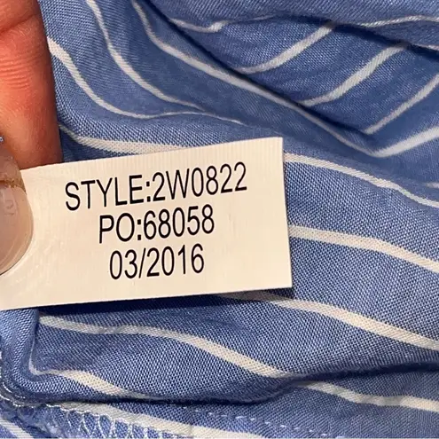 Vineyard Vines  Blue & White Stripe Tunic Beach Coverup Mini Dress size XS