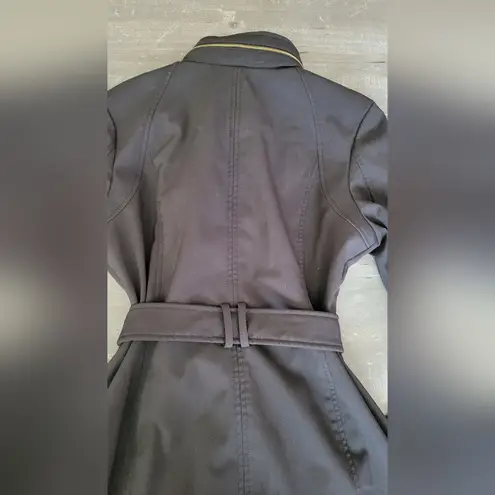 Michales Kors Asymmetrical Zipper Coat Size M Black Size M