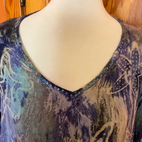 Charlie Paige Boho hippie chic tie dye stars tunic